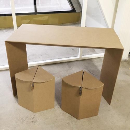 Tabouret Carton Ginkgo 